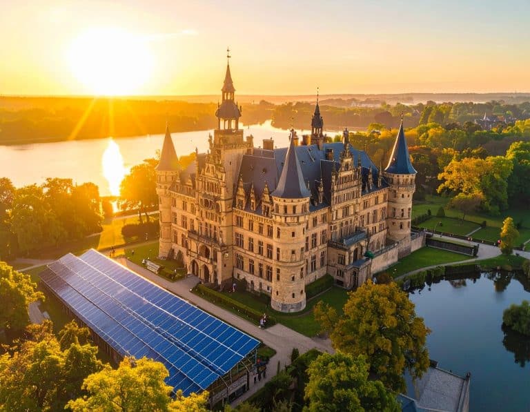 Photovoltaik am Schweriner Schloss