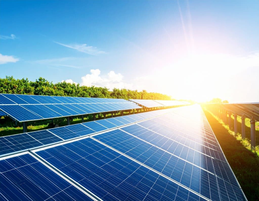 Photovoltaikfeld bei Ahrensburg