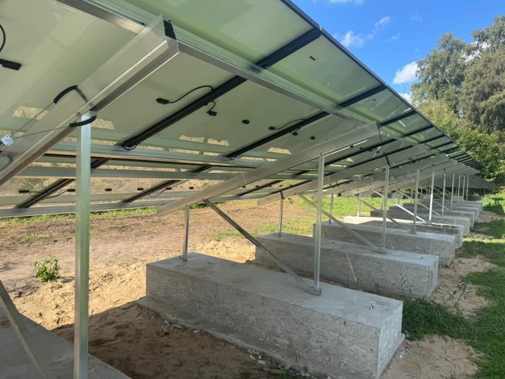 Aufstelltechnik Photovoltaik-Anlage Freifläche