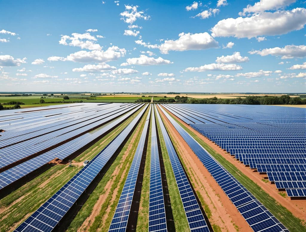 Photovoltaik Freiflächenanlade für Kommune