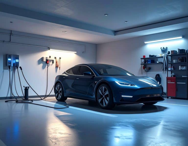 E-Auto laden Wallbox Garage