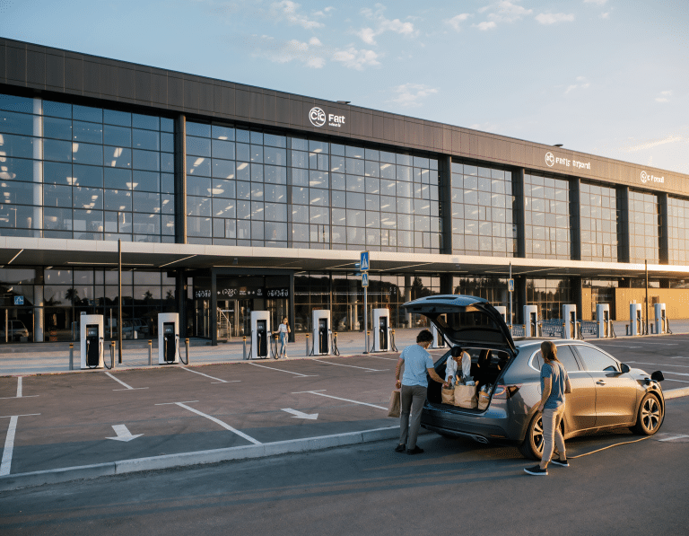 Einzelhandel - Kundenbindung durch E-Auto laden