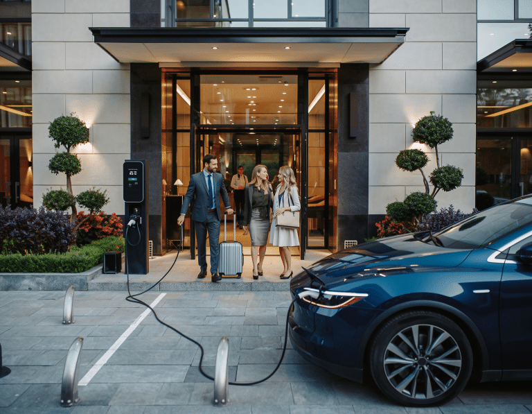 Ladeinfrastruktur für Hotels und Gaststätten