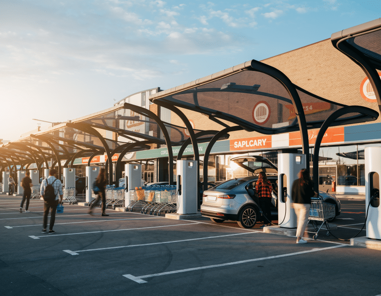 Ladesäulen für Einzelhandel