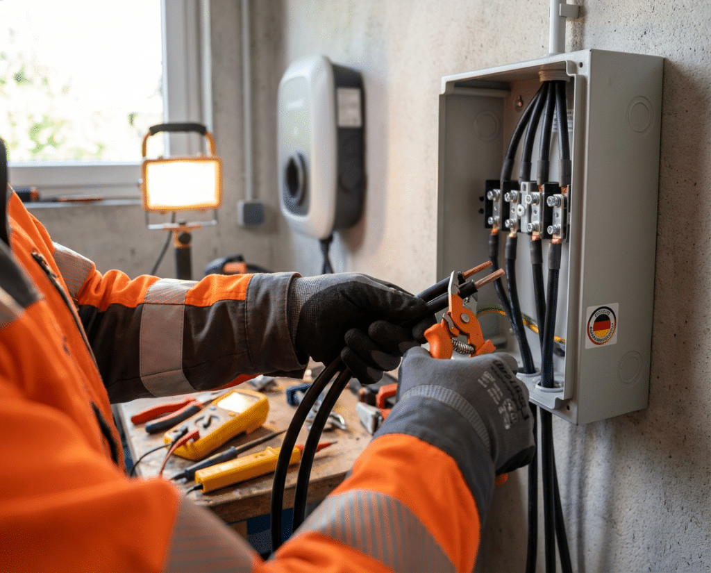 Wallbox Garage Starkstrom nachrüsten hero