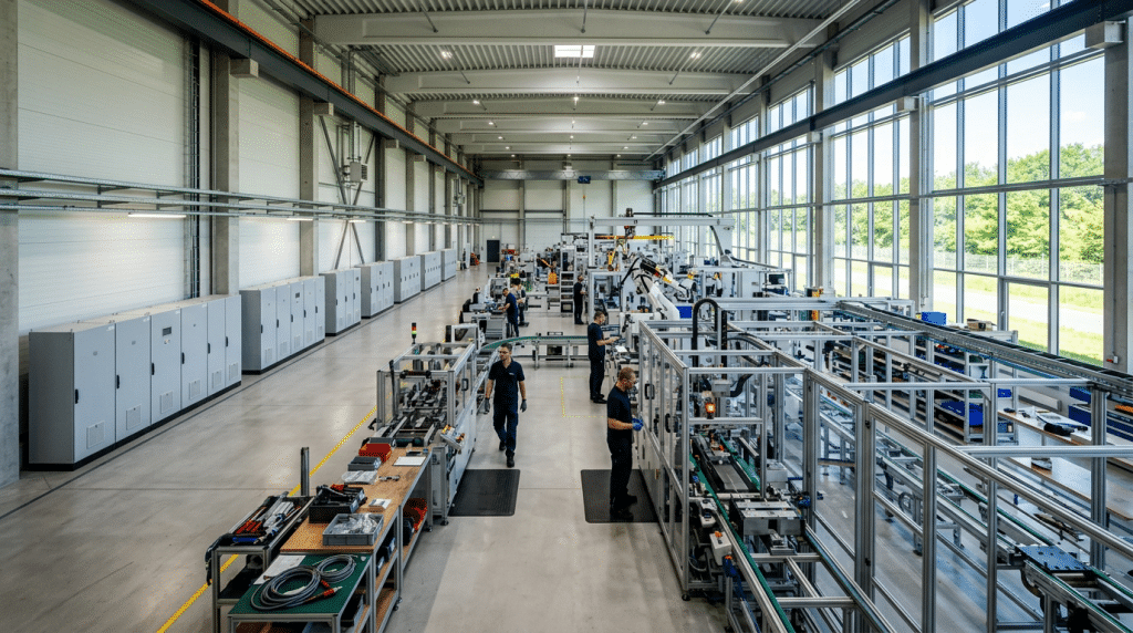 Lastmanagement und Lastspitzenkappung im Gewerbe durch intelligenten Batteriespeicher