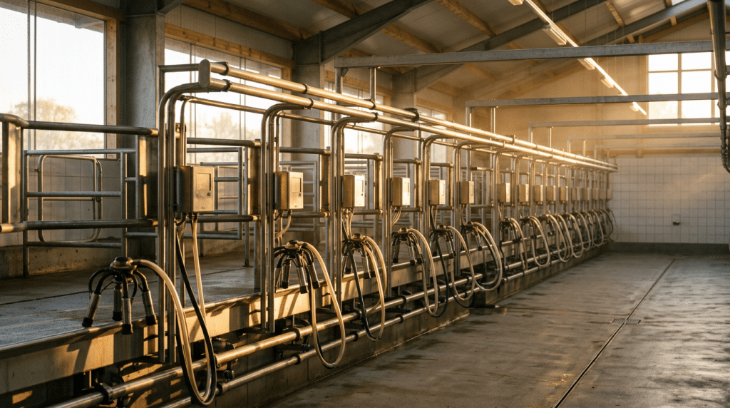 Melkanlage und Milchkühlung als größte Stromverbraucher im Milchviehbetrieb